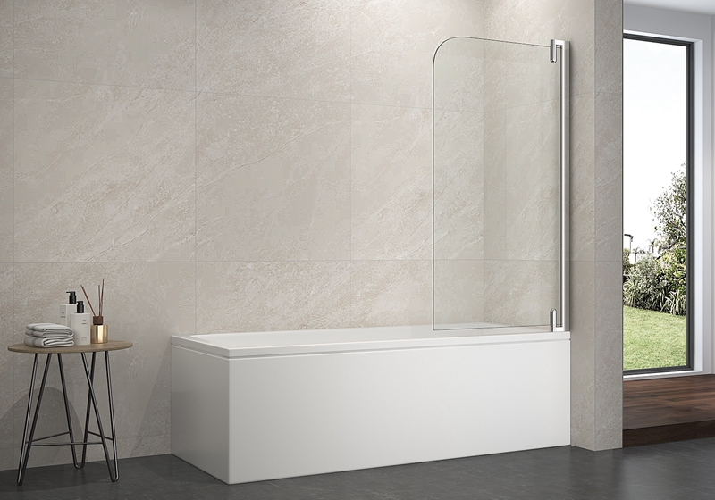 EX-201C 4/5mm glass bathtub screen