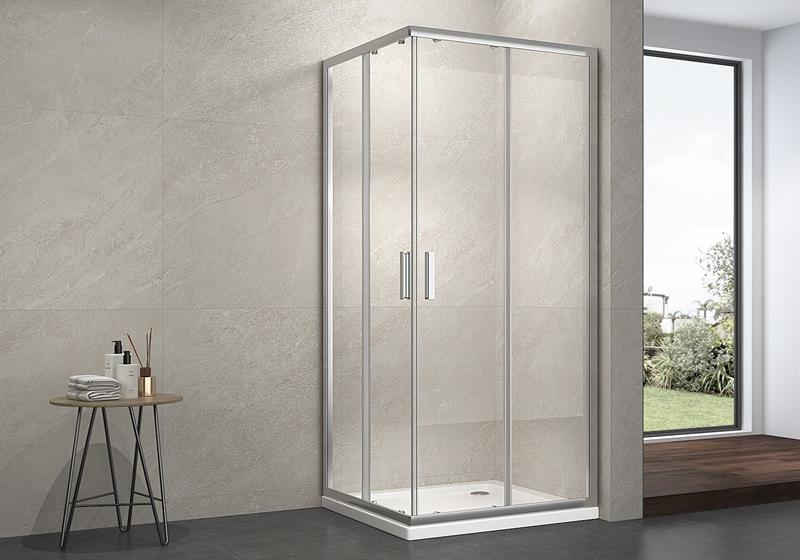EX-506A 6mm glass square high quality sliding plus shower enclosure