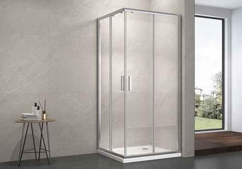 EX-506A 6mm glass square high quality sliding plus shower enclosure