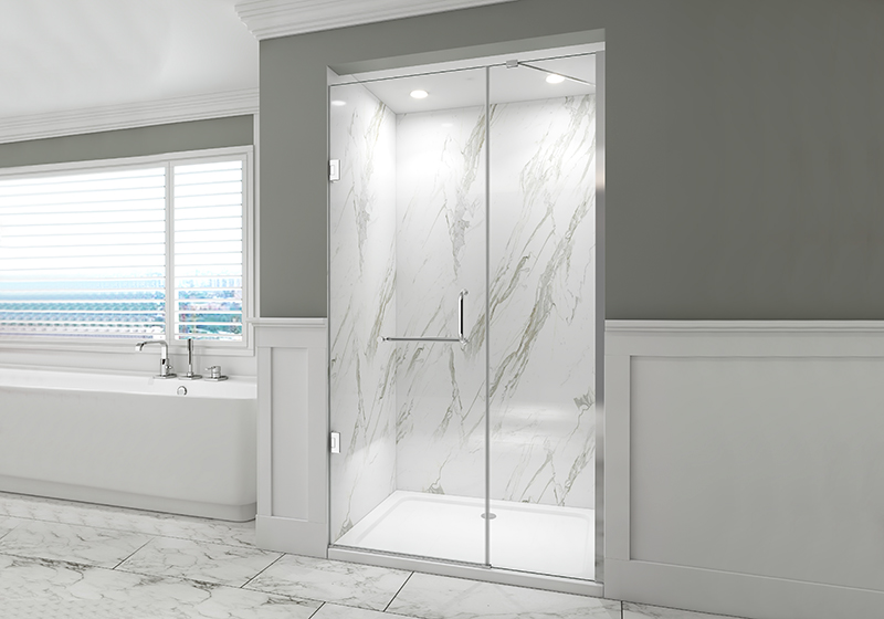  EX-301  Customized Hinge Shower Door 48x76inch for home/hotel