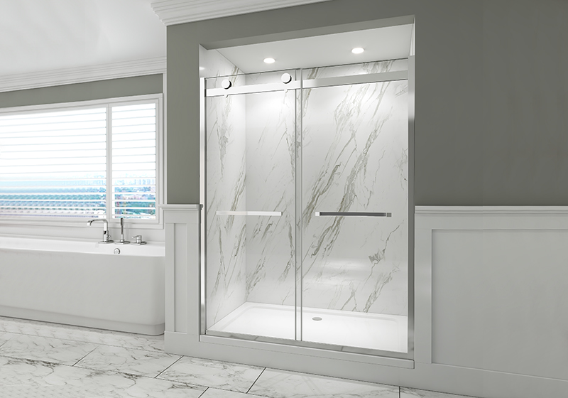 EX-909  8MM 60x76 inch  Sliding shower door for hotel